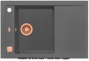 FORMIC 30 G04 Monarch spodná montáž copper