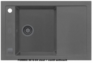 FORMIC 30 G04 Monarch spodná montáž anthracite