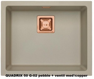 QUADRIX 50 G02 Monarch spodná montáž copper
